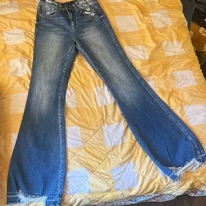 Flying Monkey Womens High Rise Flare Jeans HIGH RISE  COMFORT STRETCH DENIMFLARE